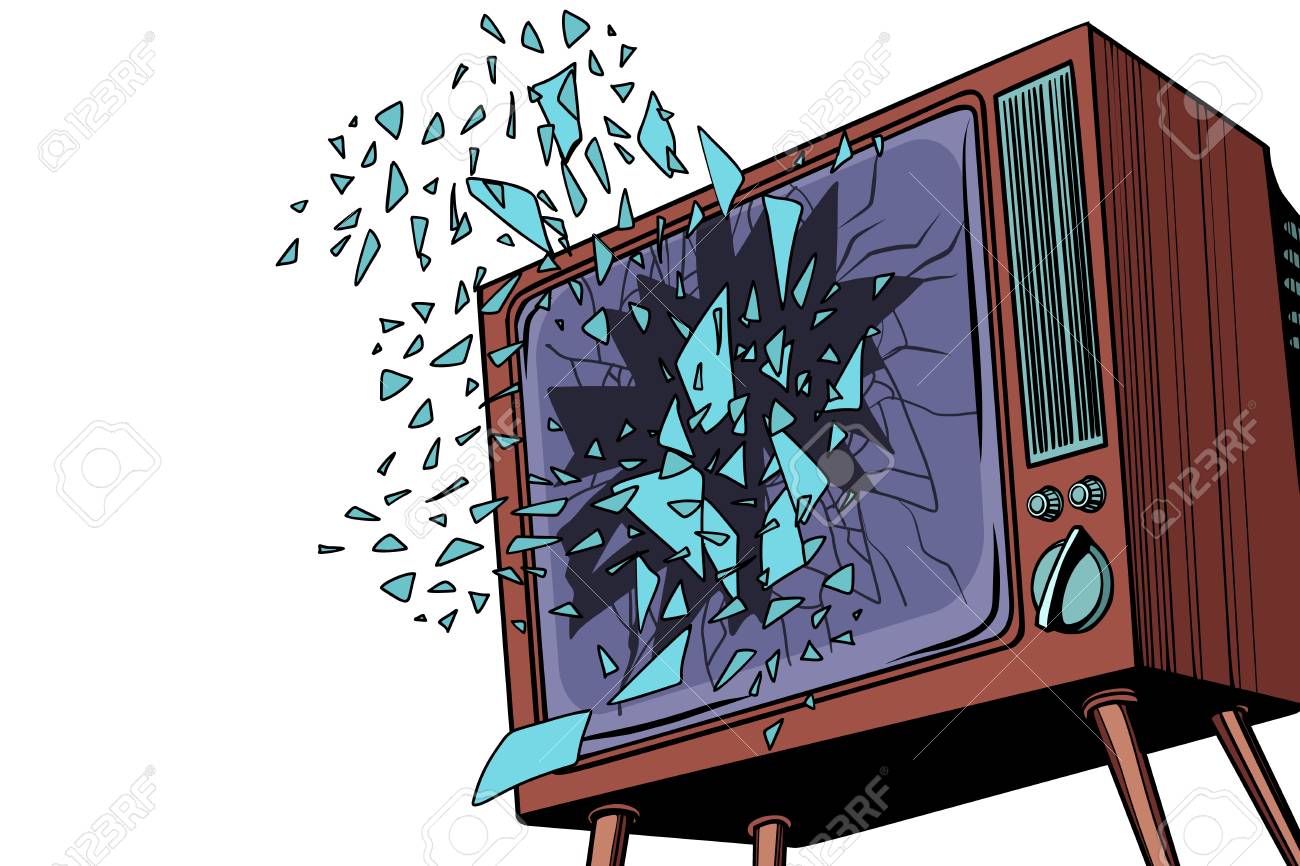 壊れたテレビイラスト 無料イラストなら イラストac