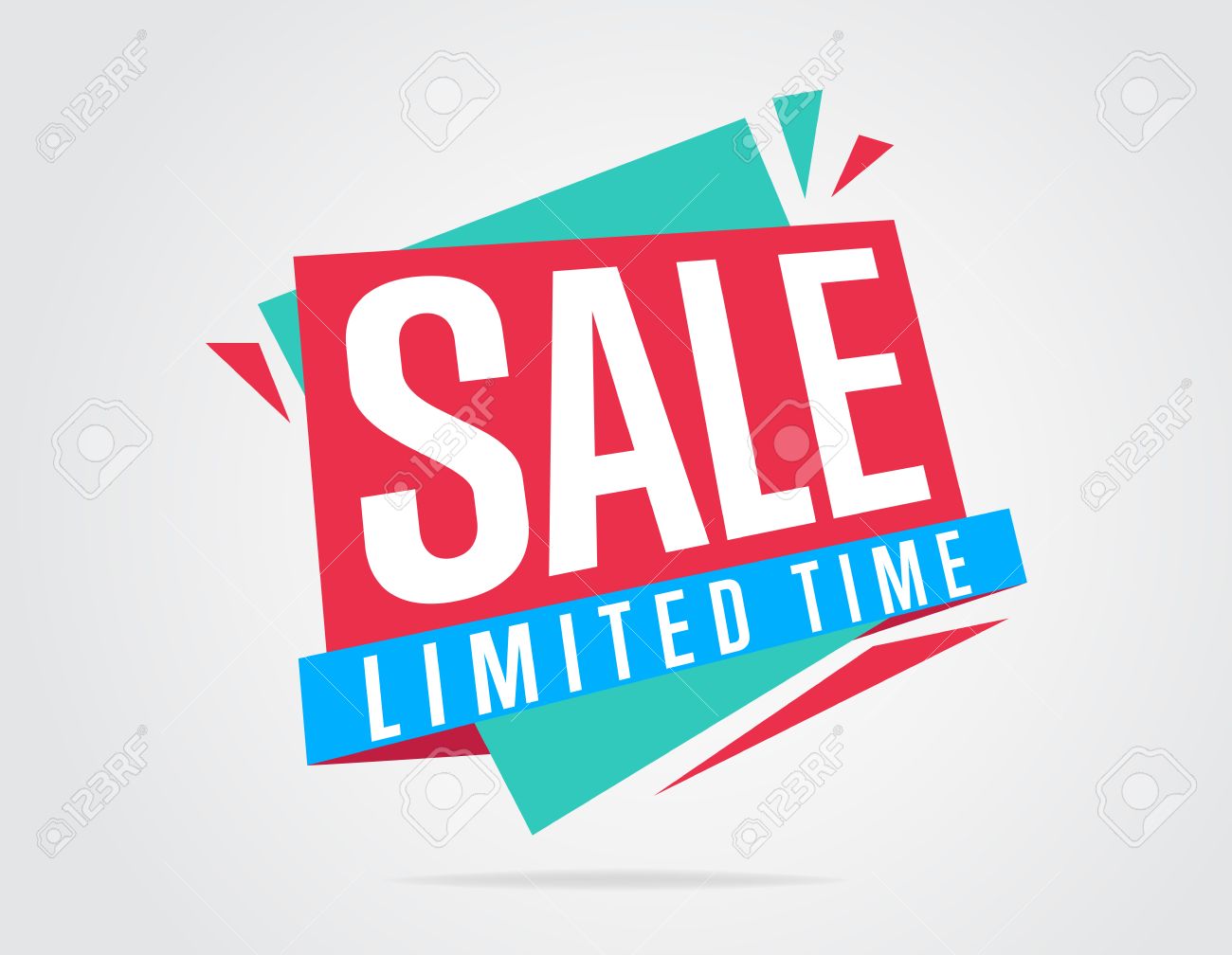 sale banner vector isolated