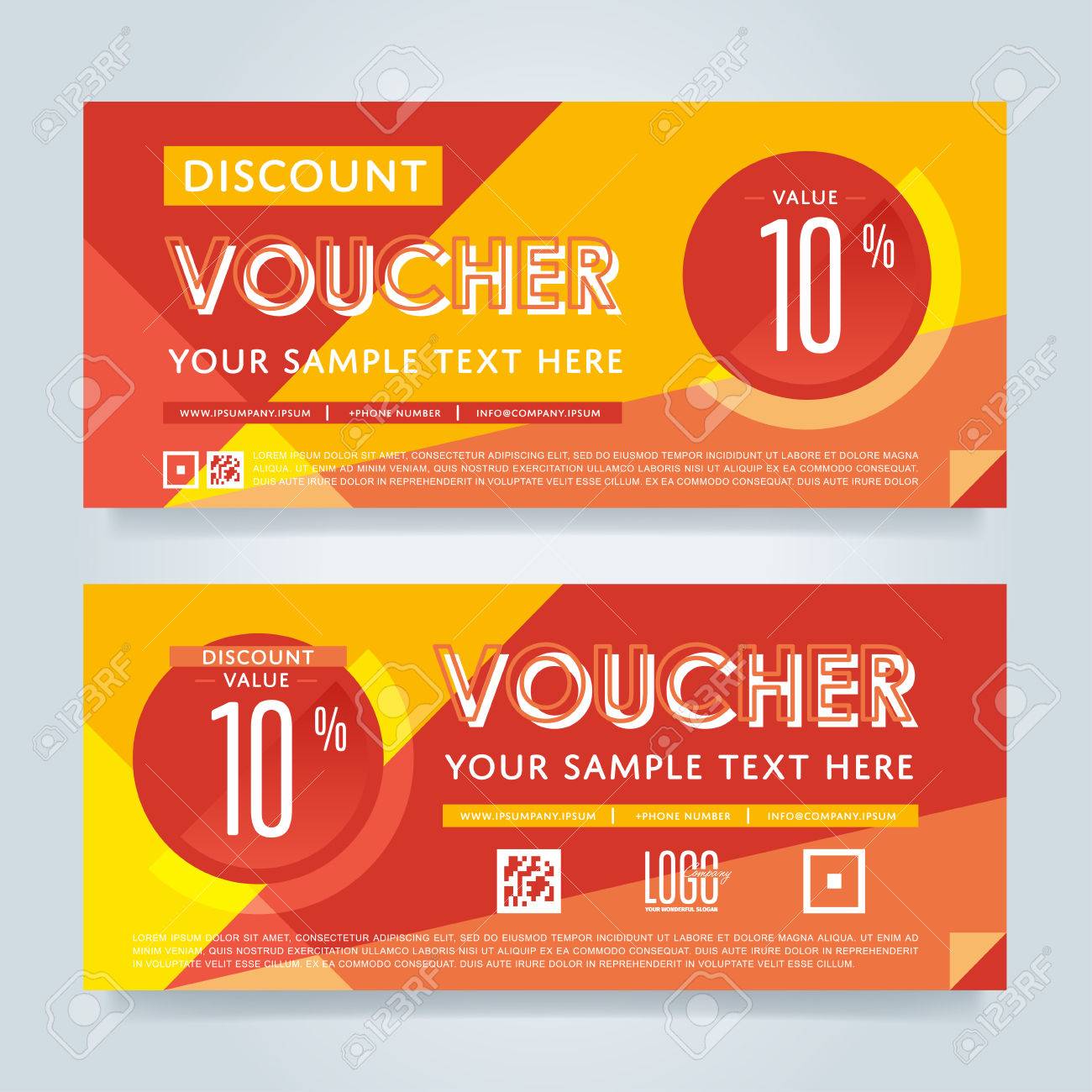 gift discount voucher template vector layout special offer