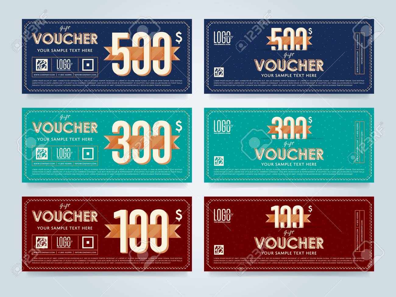 gift discount voucher template vector layout special offer