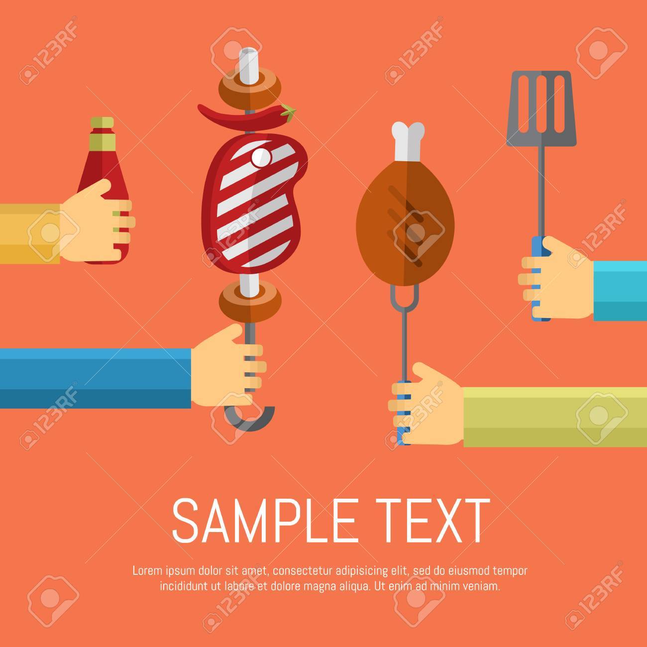 bbq poster