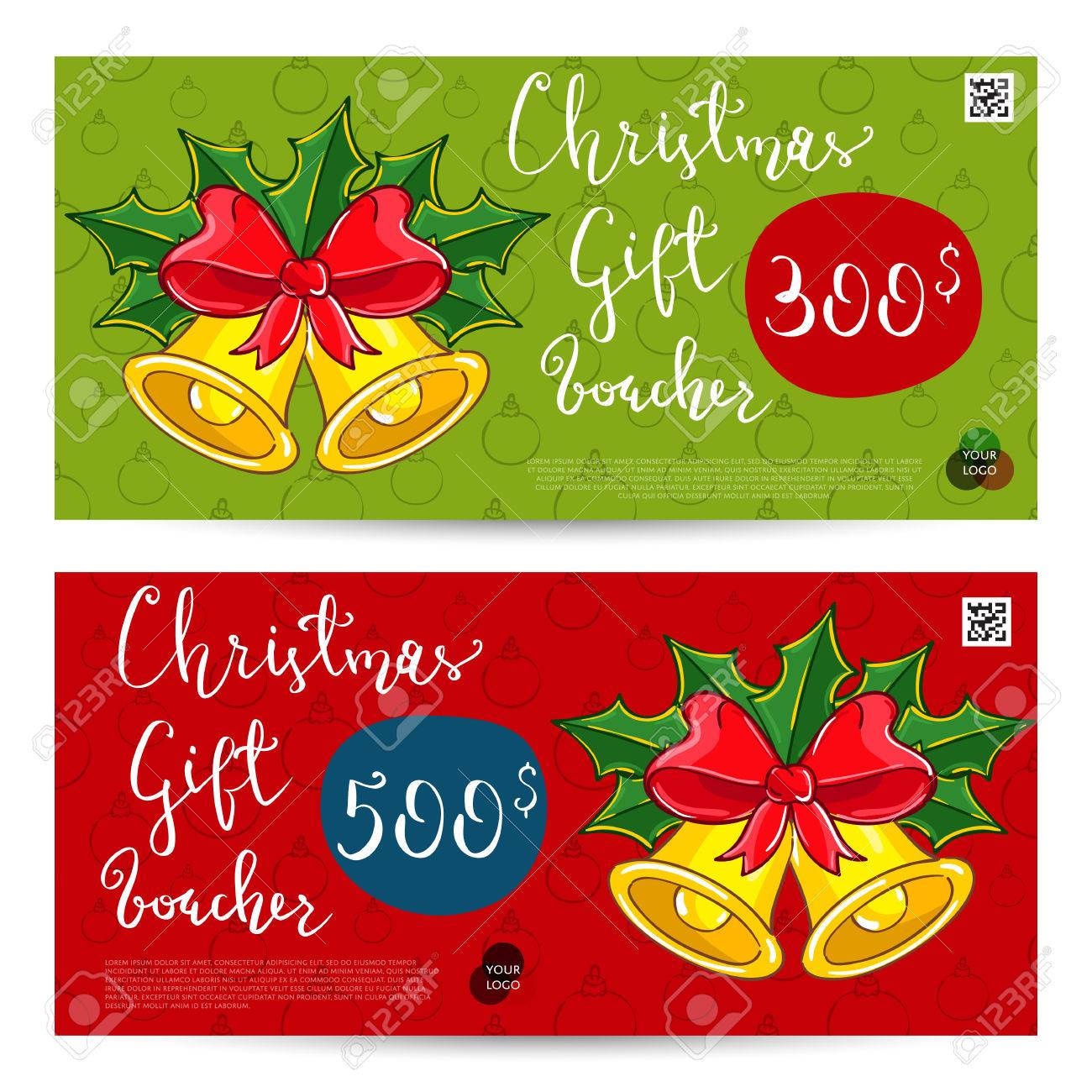christmas gift voucher template gift coupon with xmas attributes christmas gift coupon template