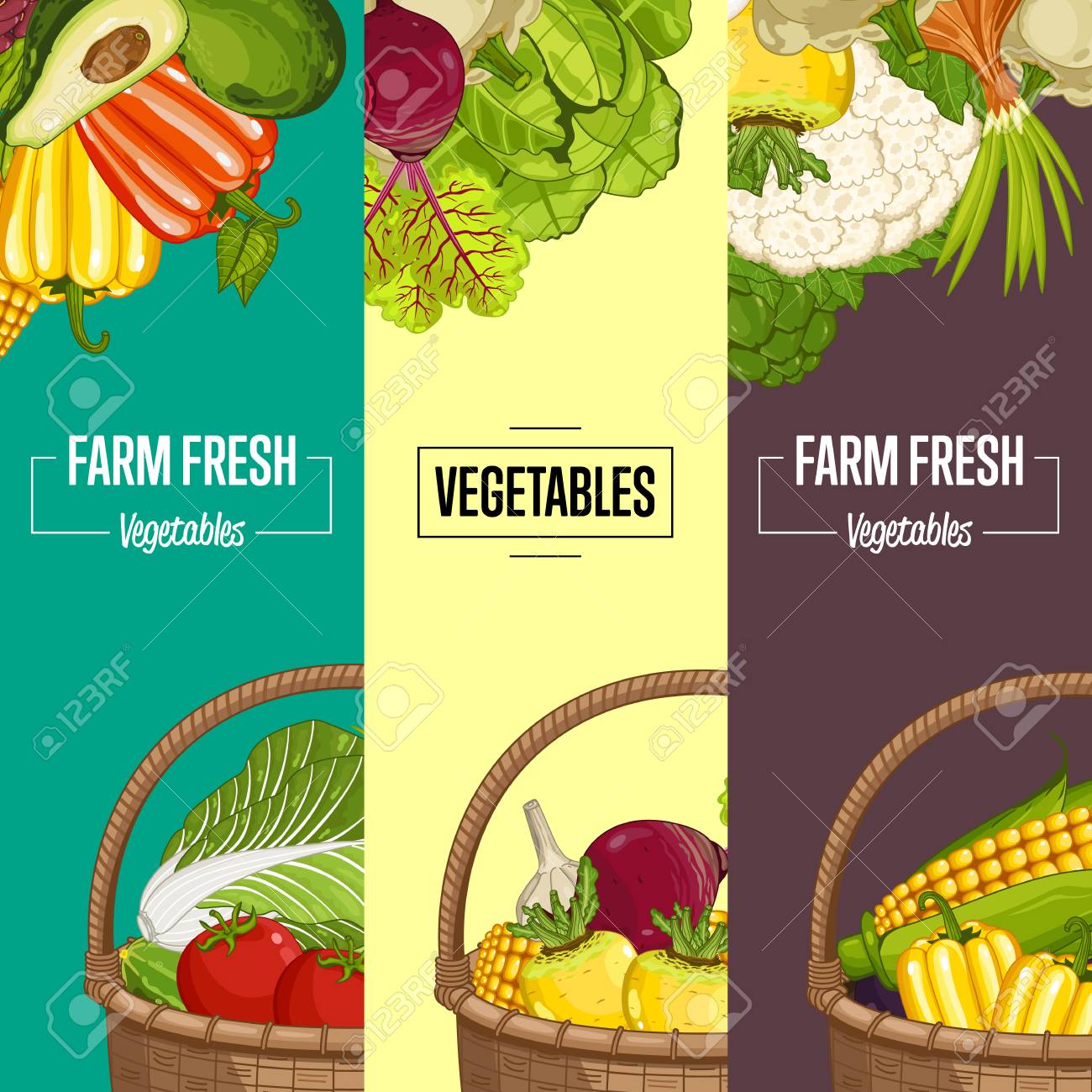 Volantes de comida saludable