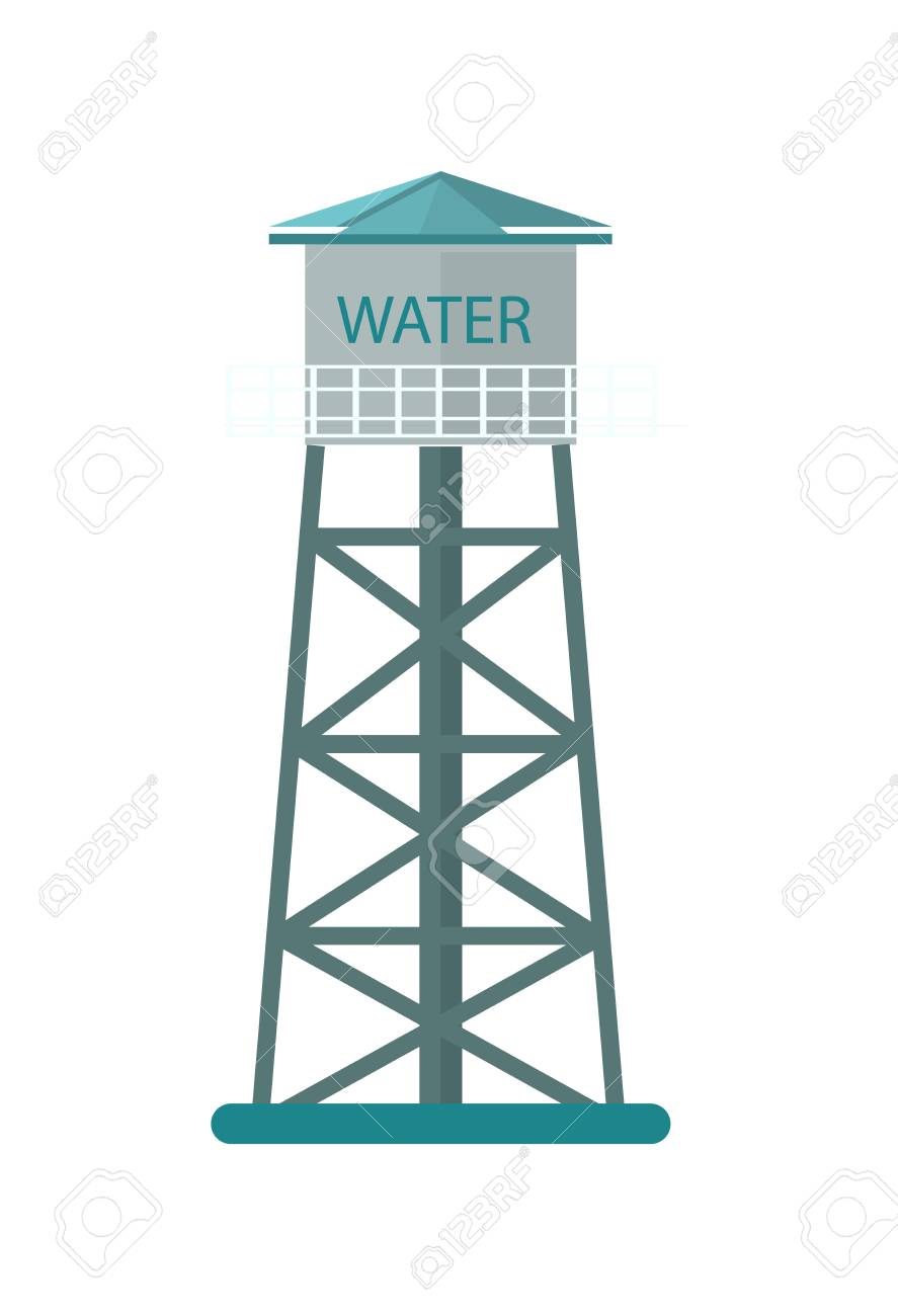 Agriculture Water Tower Vector Icon Royalty Free Cliparts Vectors And Stock Illustration Image 81364472
