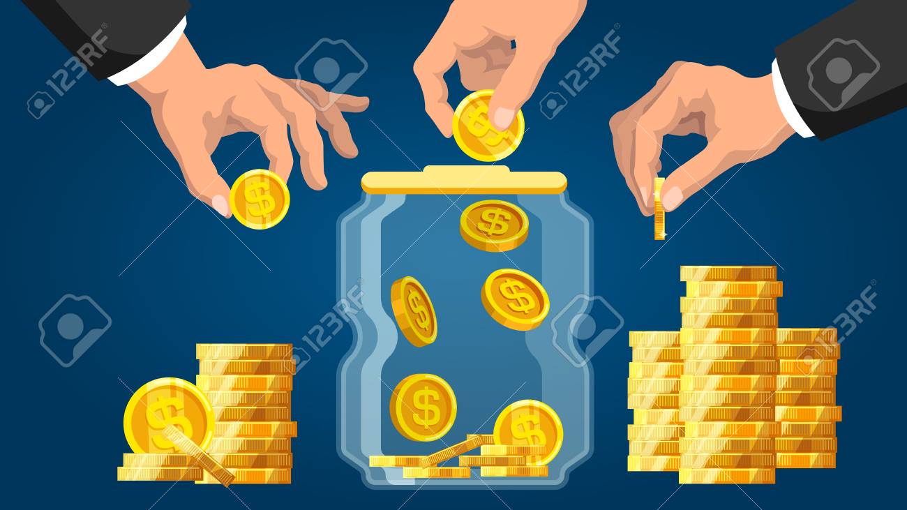 Money Saving Concept Royalty Free SVG, Cliparts, Vectors, and Stock  Illustration. Image 119597539., image size:1300x731