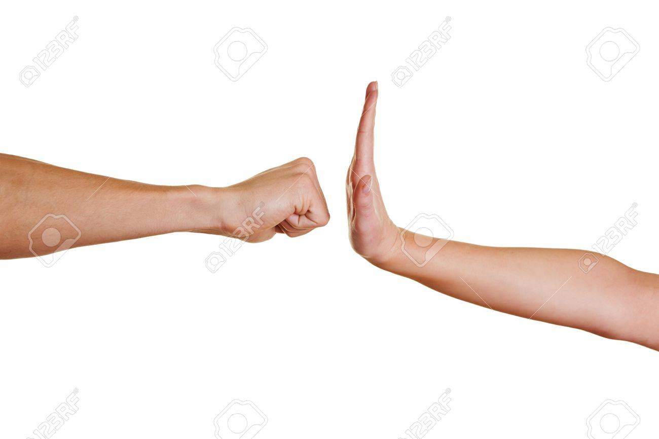 fist and open hand Fist and open hand