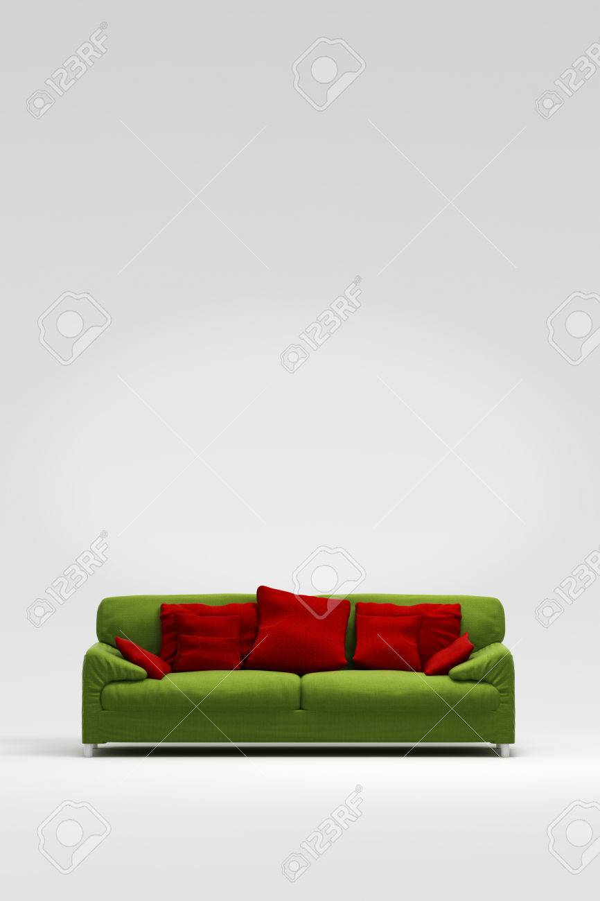 pillows for green sofa