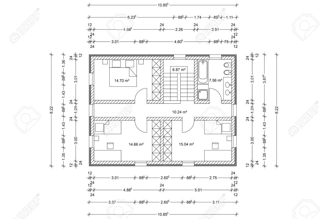 plan de maison comme un architecte