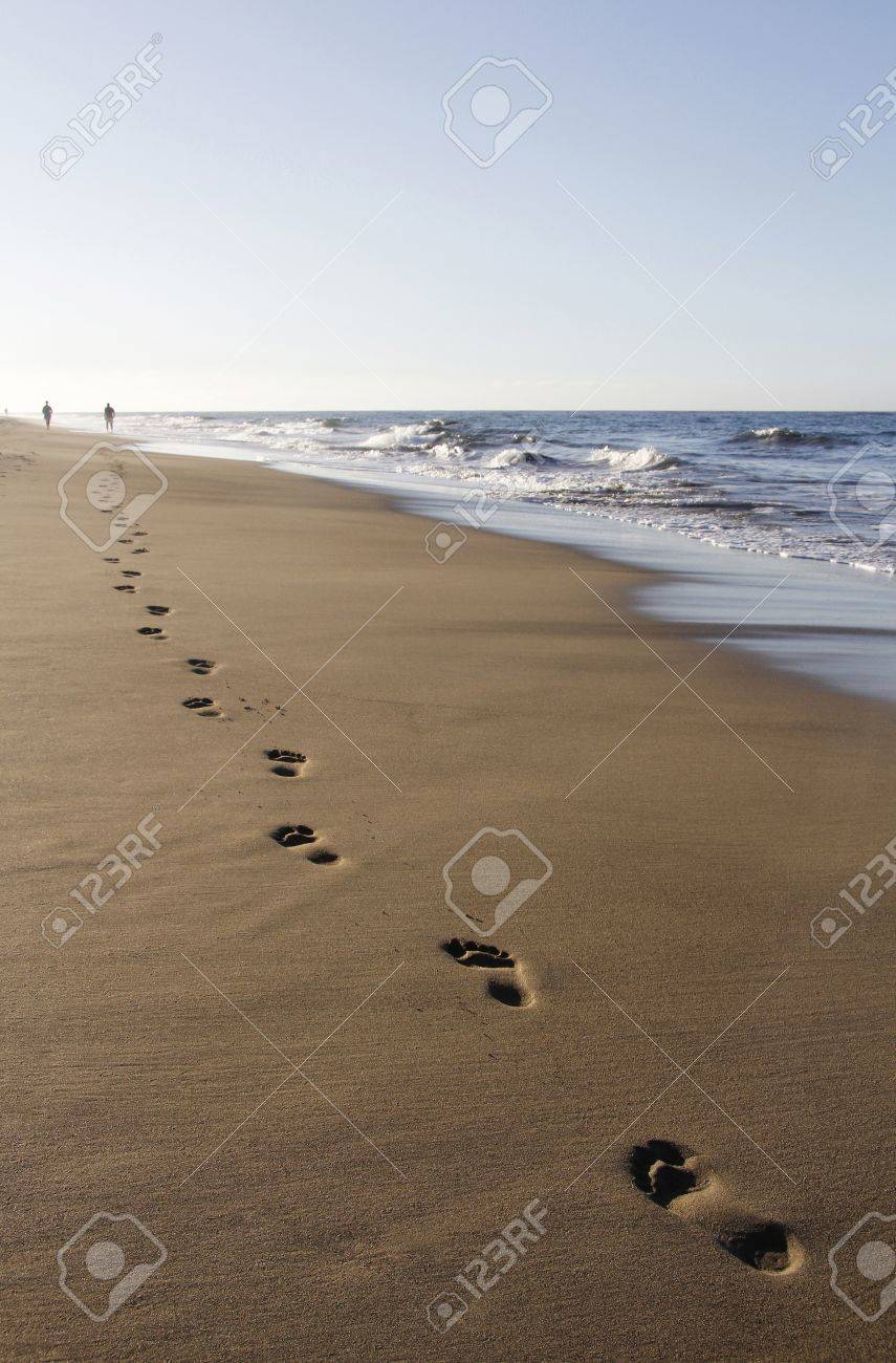 浜辺の足跡 の写真素材 画像素材 Image 浜辺の足跡 の写真素材 画像素材 Image