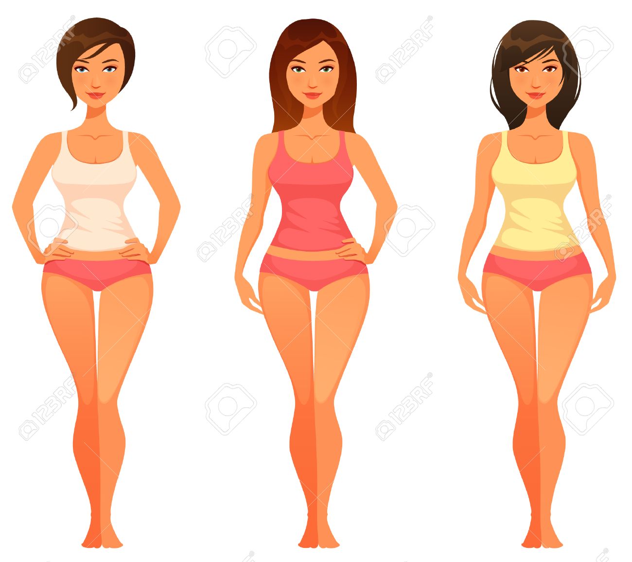Slim Body Cartoon Slim Body Cartoon