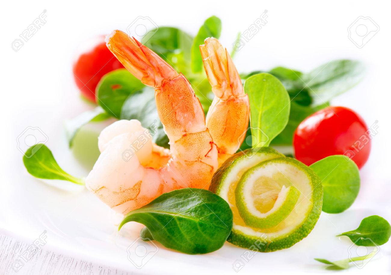 Prawn salad Healthy shrimp salad with mixed greens - 29917102 Prawn salad Healthy shrimp salad with mixed greens - 29917102