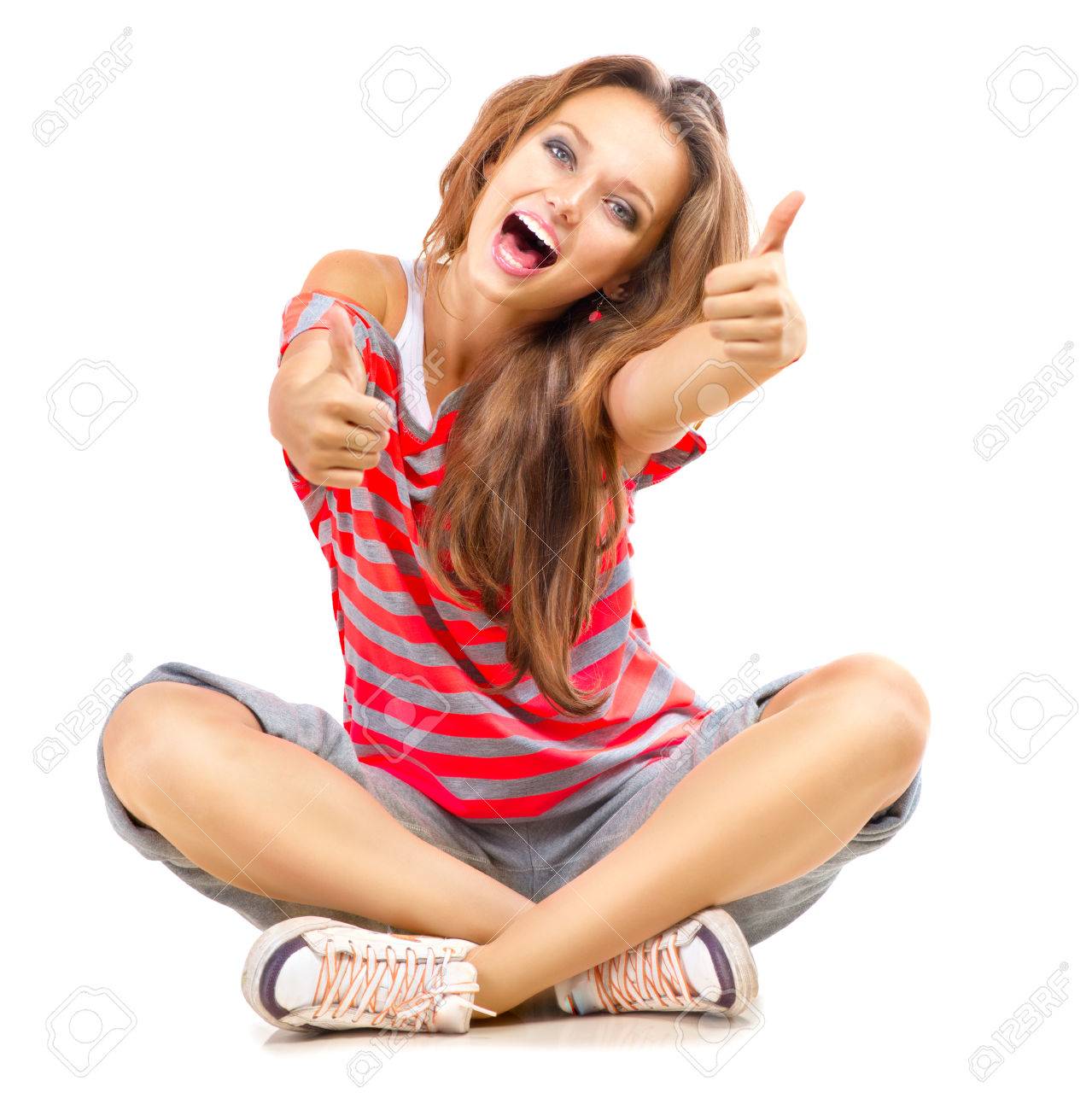 happy teen thumbs Teen and older man porn