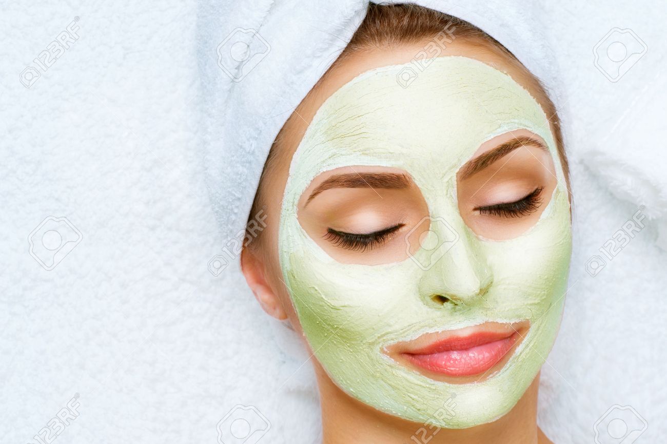 Beautiful Woman Face Mask