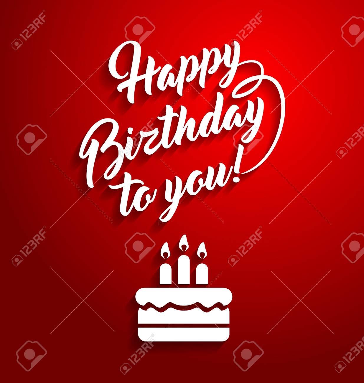 あいさつ文字文あなたにお誕生日おめでとう のイラスト素材 ベクタ Image