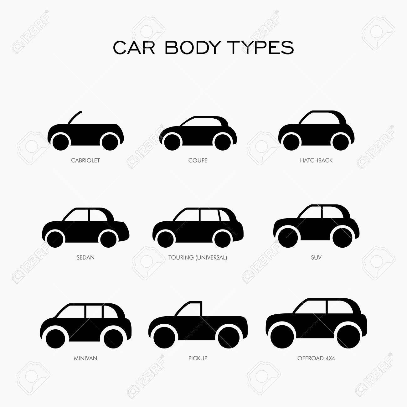 Car Body Type Vector Illustration Icon Royalty Free Cliparts Vectors And Stock Illustration Image 71815117