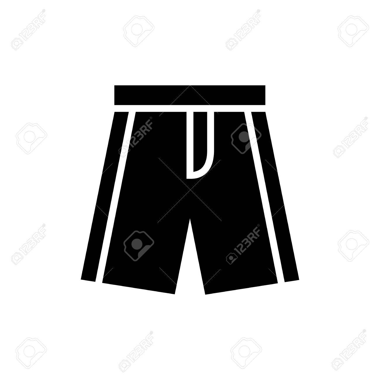 Icono De Pantalones Cortos. Ilustración De Vector De Icono De Playa Y Vacaciones. Svg, Vectoriales, Clip Art Vectorizado Libre De Derechos. Image 78684114.