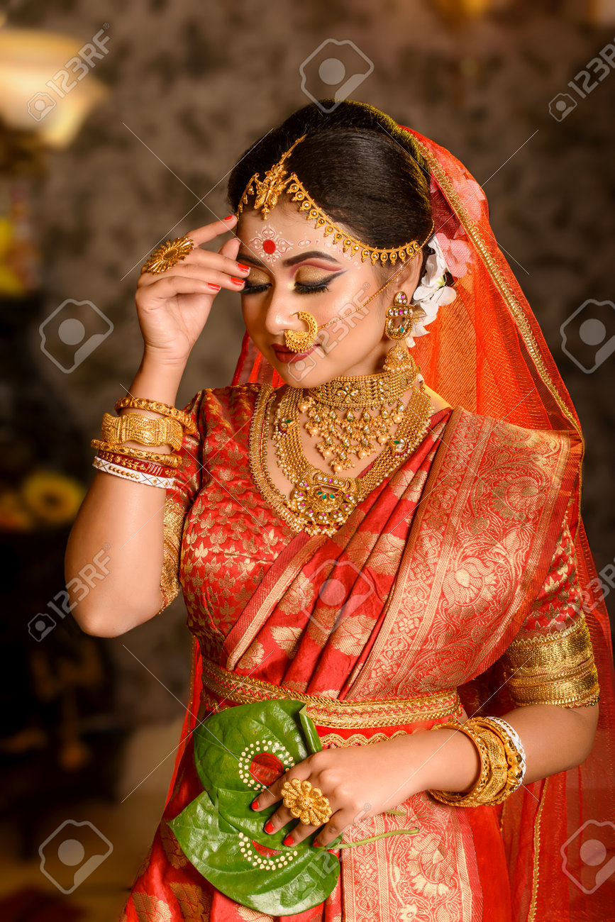 bengali wedding saree
