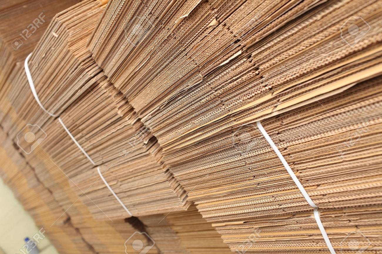 Stockpiles of cardboard in printing house. - 61178662 Stockpiles of cardboard in printing house. - 61178662