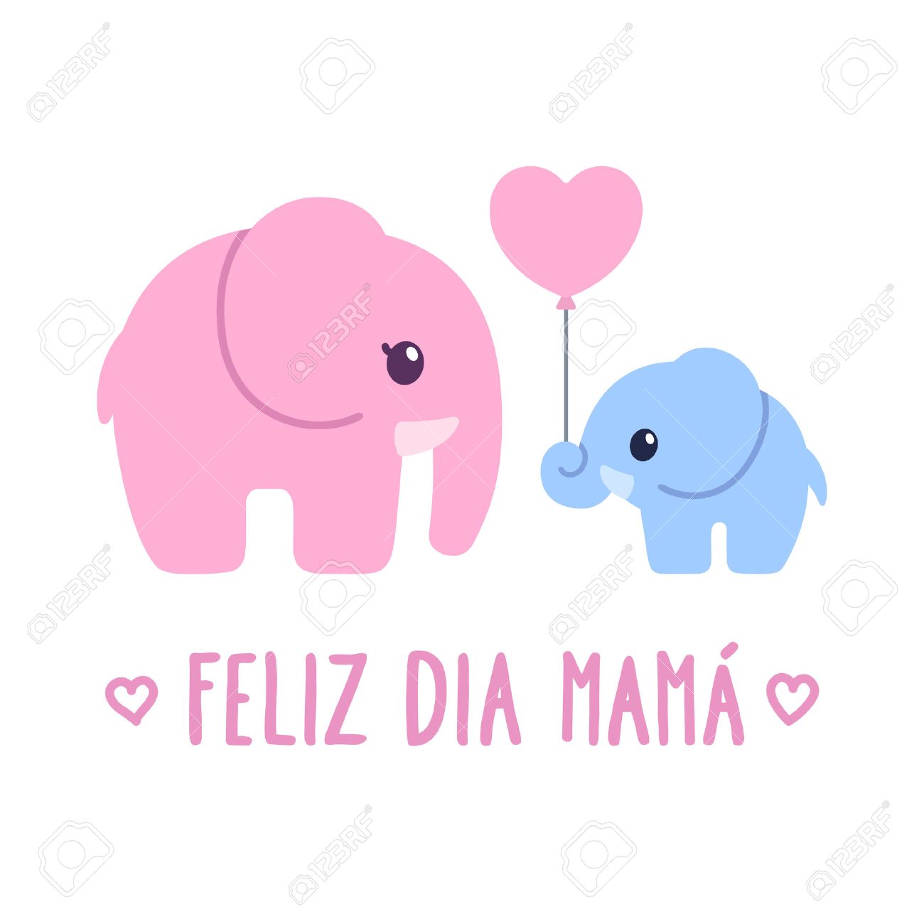 feliz dia mama spanish for happy mother s day cute cartoon