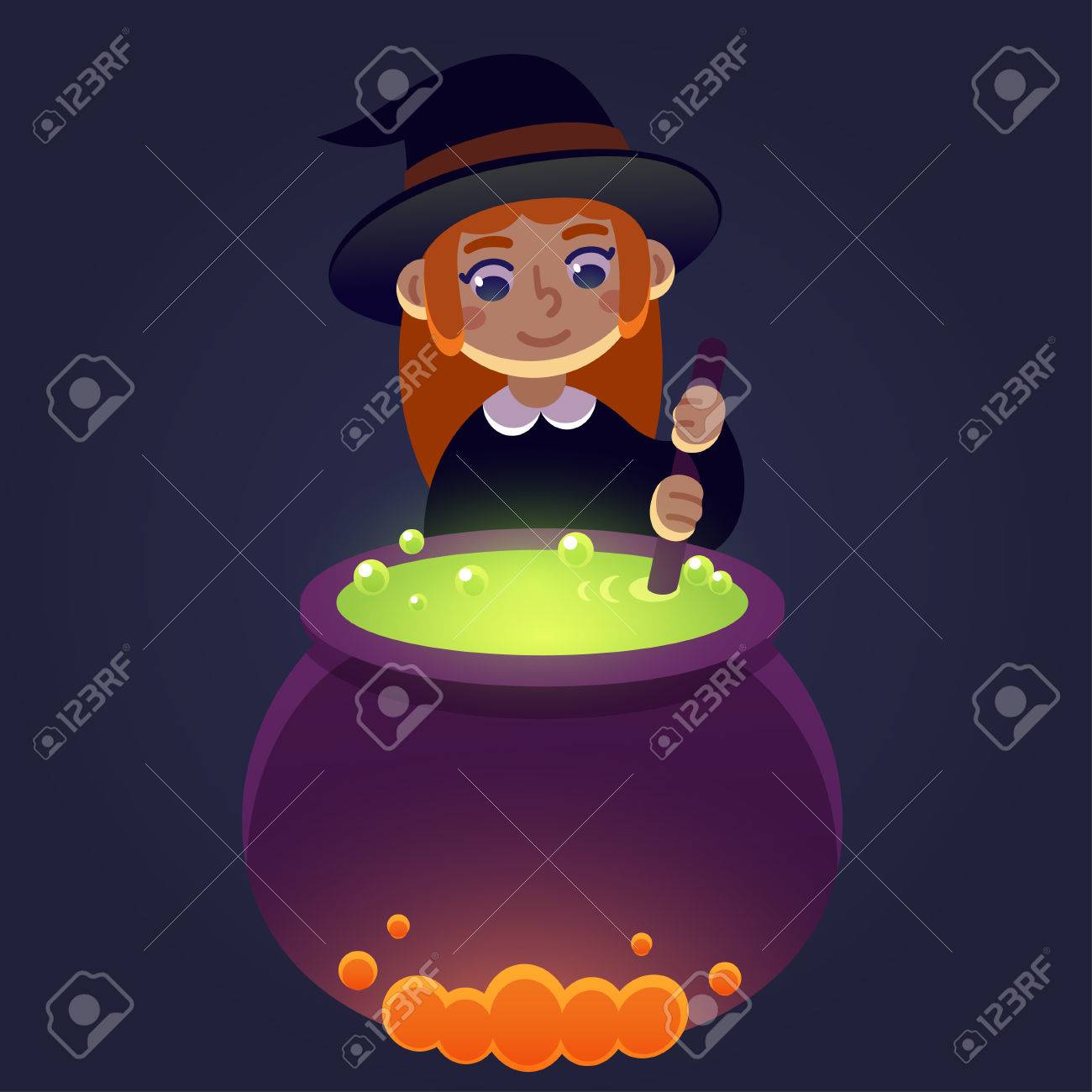 cobayas disfrazadas de bruja con caldero - buro23.org 