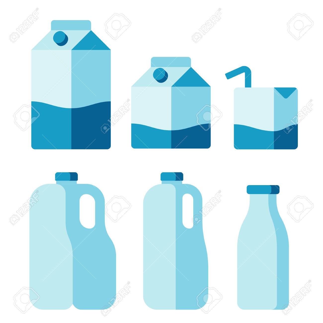 set of milk container
