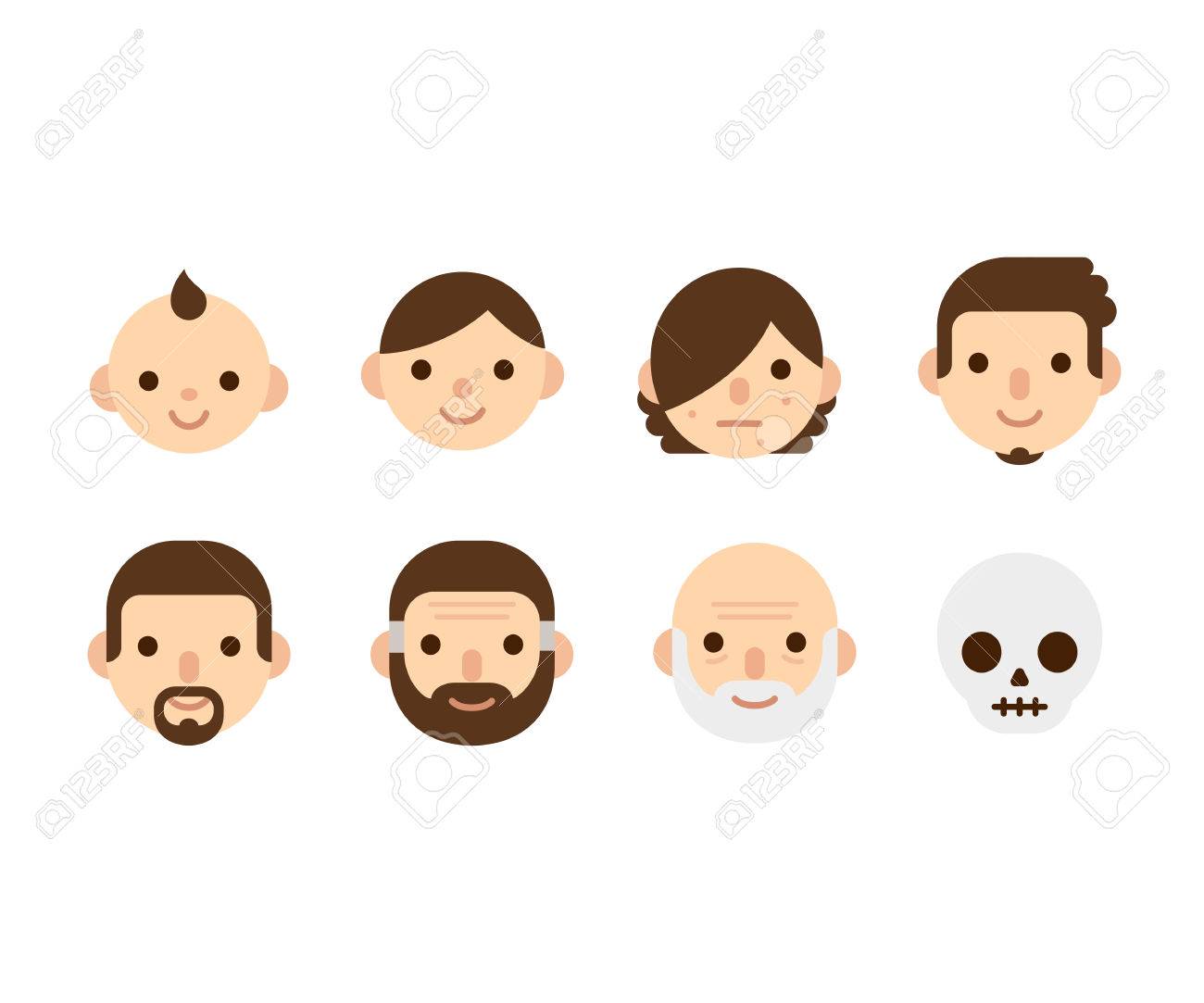 大人 シニア 誕生死に子供の頃から男の世代の肖像画を漫画します 生活イラストのかわいいサイクル のイラスト素材 ベクタ Image 大人 シニア 誕生死に子供の頃から男の世代の肖像画を漫画します 生活イラストのかわいいサイクル のイラスト素材 ベクタ Image