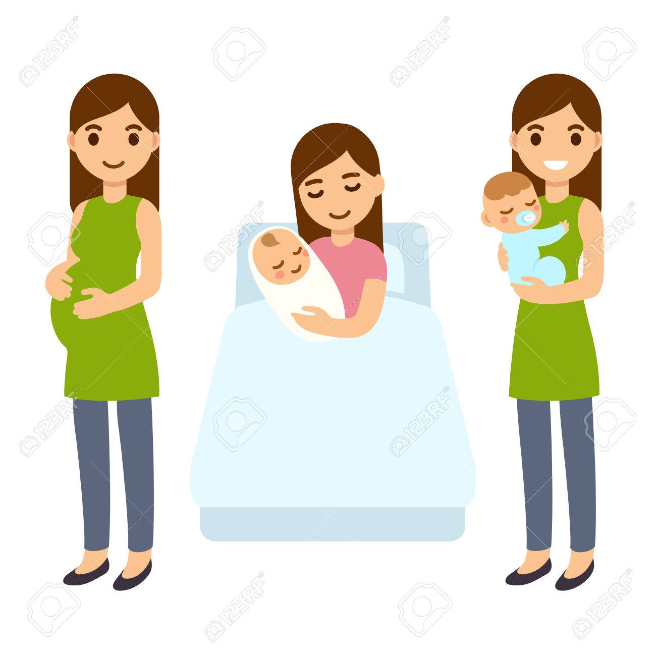 Grossesse Et Naissance Illustration Vectorielle De Dessin Anime Mignon Jeune Femme Enceinte Dans Un Lit D Hopital Avec Un Bebe Nouveau Ne Nouvelle Maman Avec Un Enfant Elements Simples Modernes De Soins De Sante Grossesse Et Naissance Illustration Vectorielle De Dessin Anime Mignon Jeune Femme Enceinte Dans Un Lit D Hopital Avec Un Bebe Nouveau Ne Nouvelle Maman Avec Un Enfant Elements Simples Modernes De Soins De Sante
