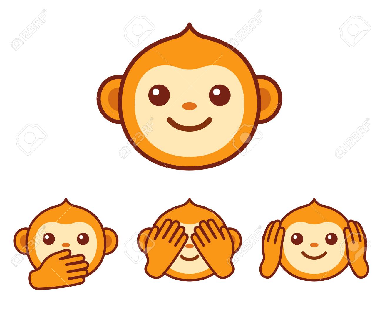 animated monkey emoticon