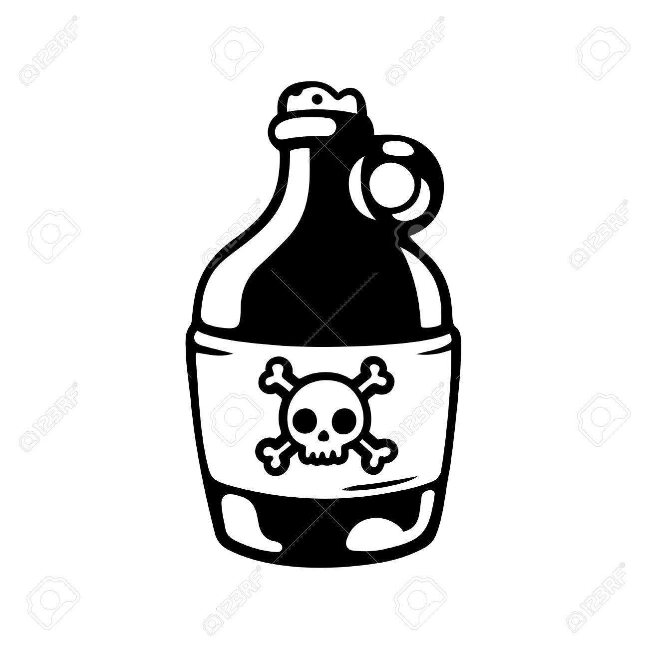 jar clip art black and white