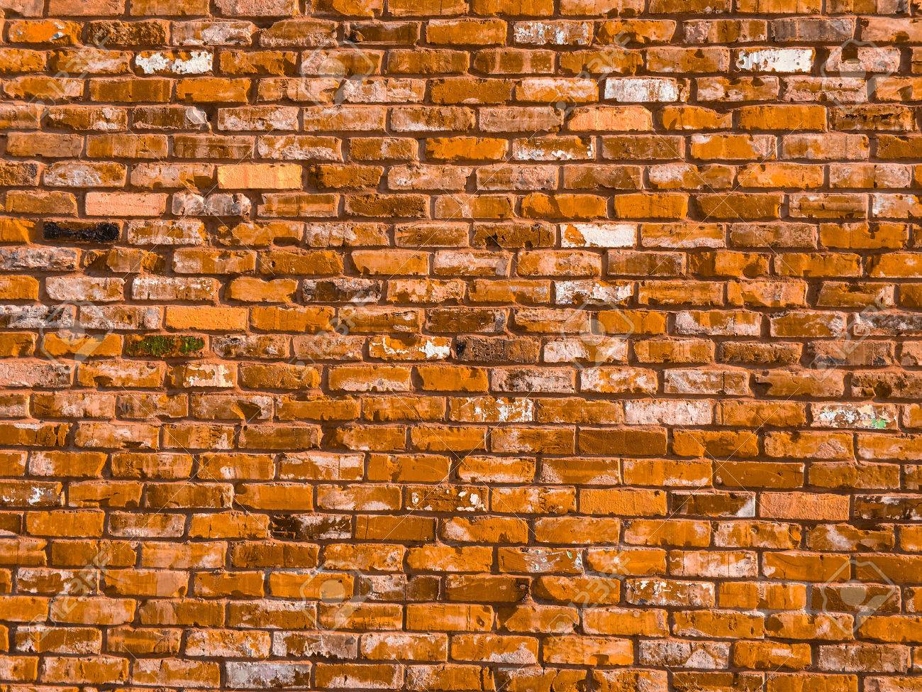 Vieja Textura De Fondo Pared De Ladrillo Marron De La Vendimia