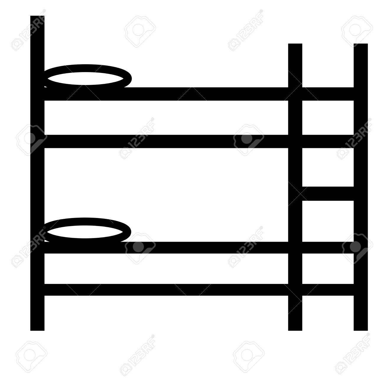 二段ベッドのアイコン ベクトル イラスト のイラスト素材 ベクタ Image 二段ベッドのアイコン ベクトル イラスト のイラスト素材 ベクタ Image