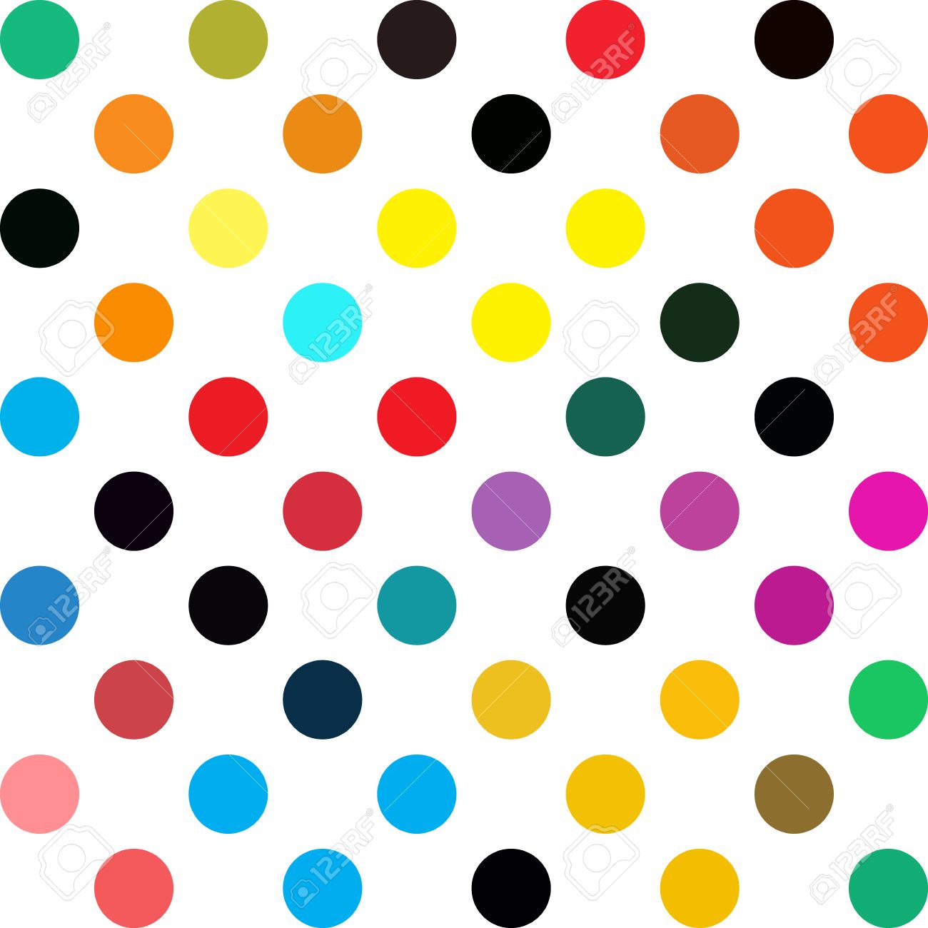 colorful polka dots background creative design templates royalty