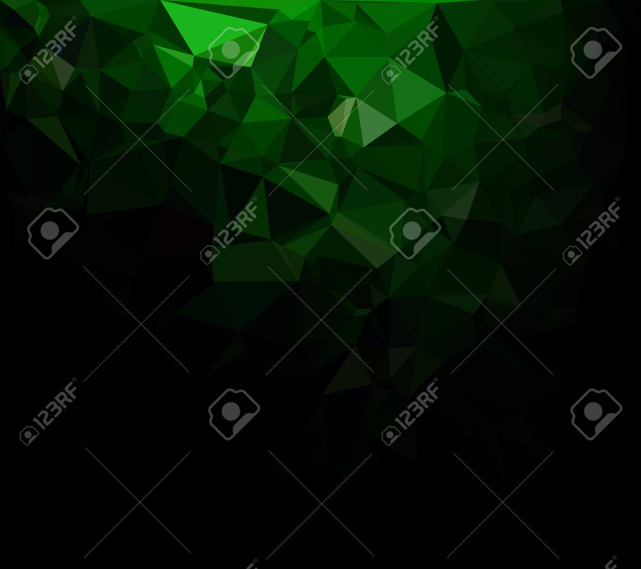 green polygonal mosaic background