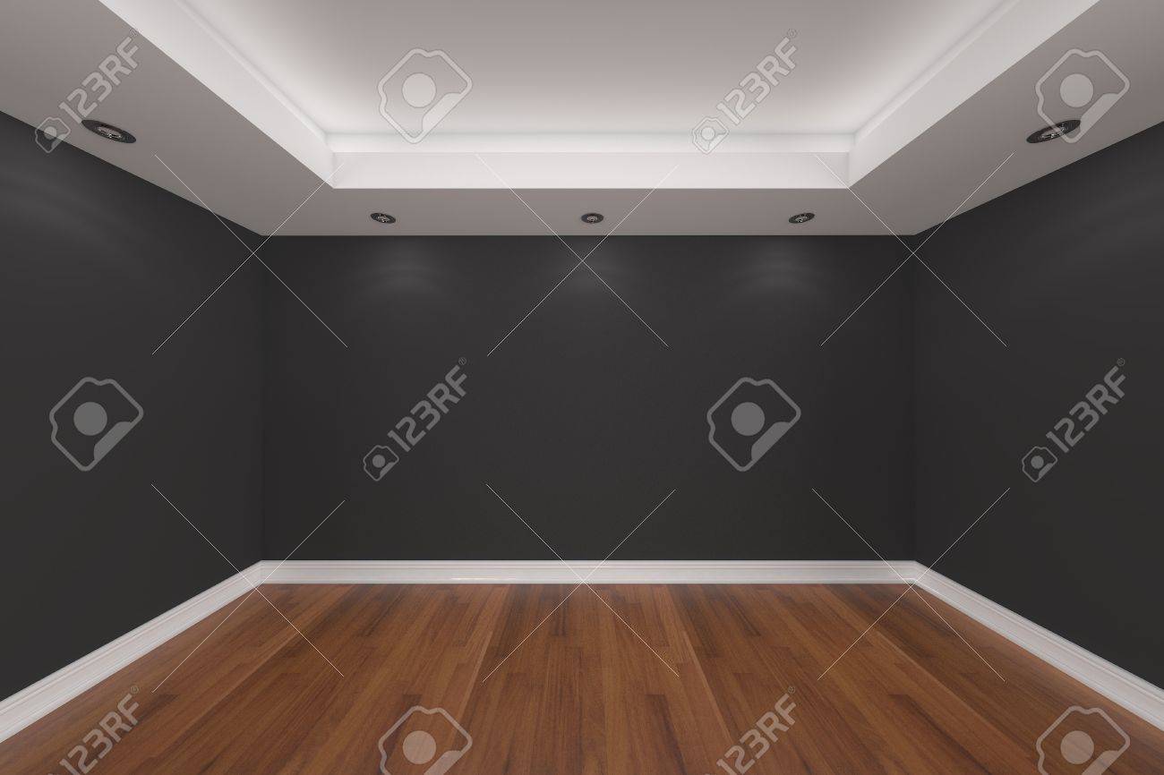 Inicio Representacion Interior Con Pared Vacia Sala De Color Y