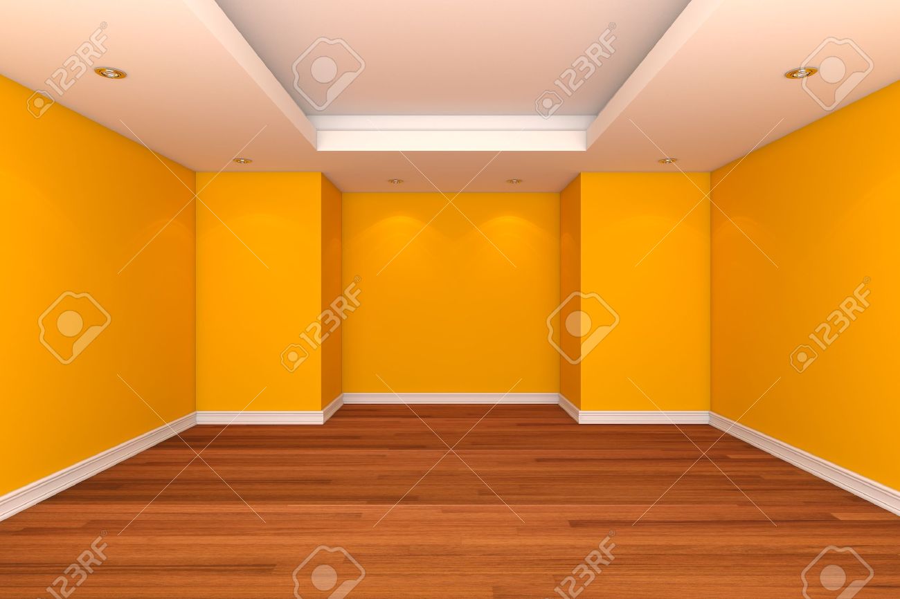 La Representacion Interior De Una Casa Con Sala Vacia Decorar La