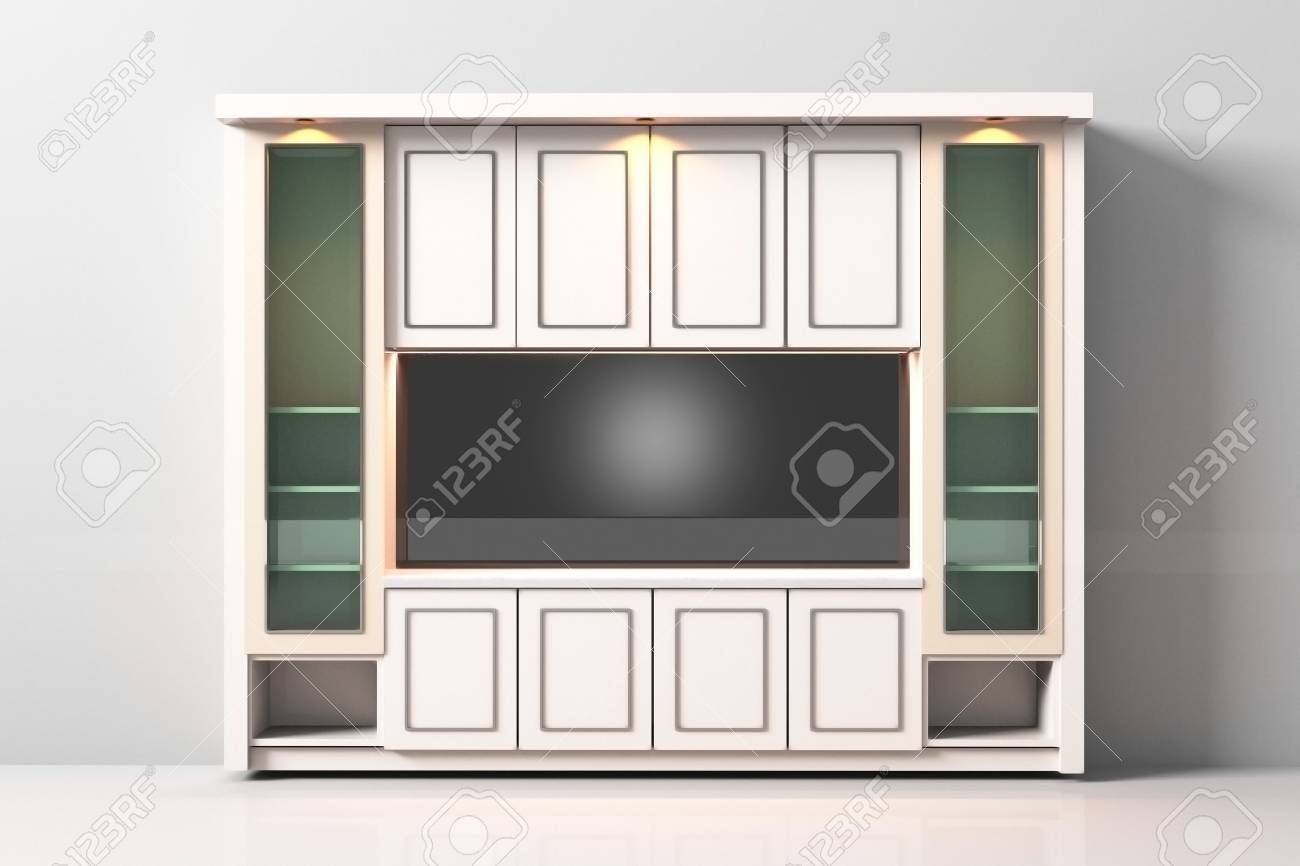 Muebles Buitin Showcase Diseno Del Gabinete Decorar Con Pared En