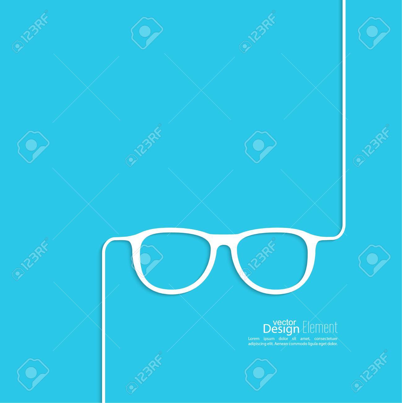 white geek glasses