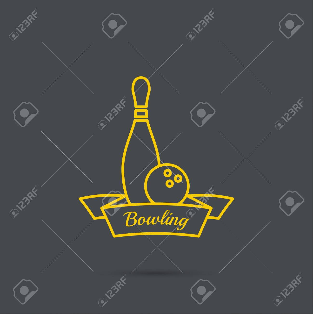 Bowling. Pin Y Pelota. El Concepto De Juegos Pin en Ocio y entretenimiento