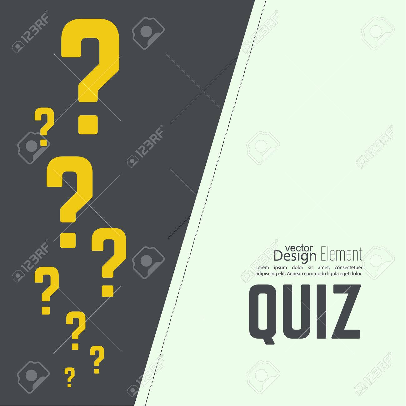 quiz background the concept is the question with the answer quiz background