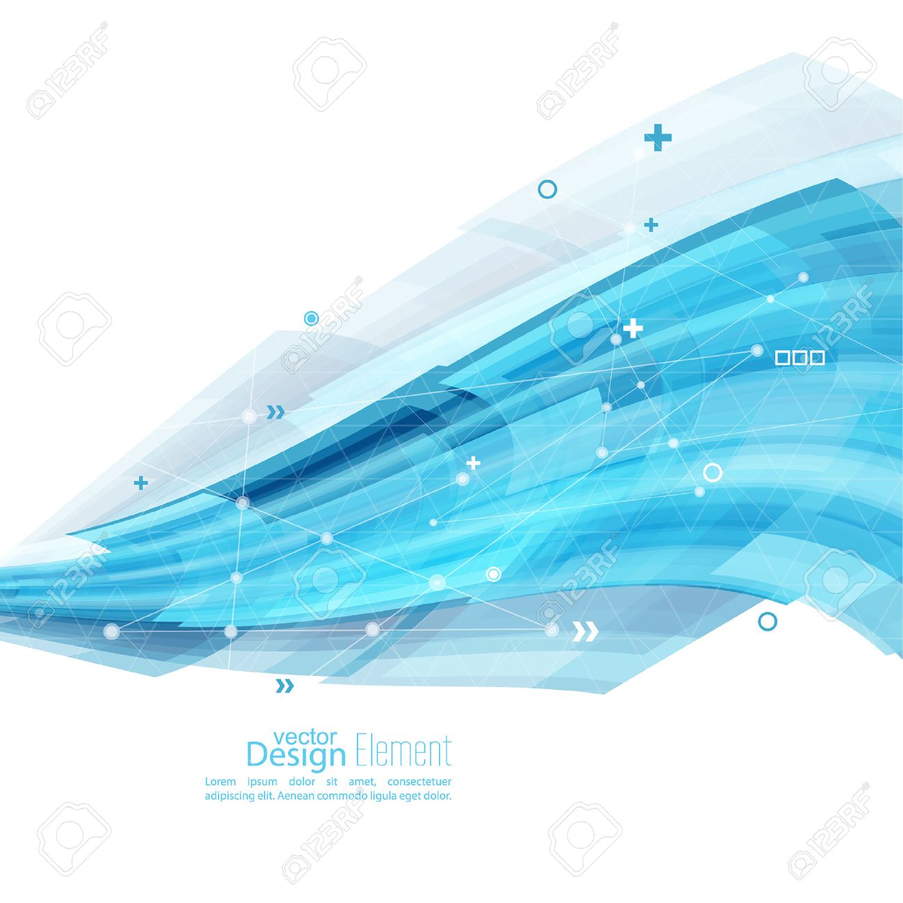 Abstract background with blue stripes, plus and curves. Concept new technology and dynamic motion. Digital Data Visualization. Arc with symbols. Annual Report with information dots, circle, wave - 45658126 Abstract background with blue stripes, plus and curves. Concept new technology and dynamic motion. Digital Data Visualization. Arc with symbols. Annual Report with information dots, circle, wave - 45658126