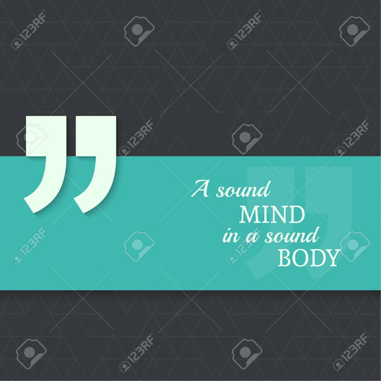 Citation Inspiree Un Esprit Sain Dans Un Corps Sain Sage Dicton Avec La Banniere Verte Clip Art Libres De Droits Vecteurs Et Illustration Image Citation Inspiree Un Esprit Sain Dans Un Corps Sain Sage Dicton Avec La Banniere Verte Clip Art Libres De Droits Vecteurs Et Illustration Image