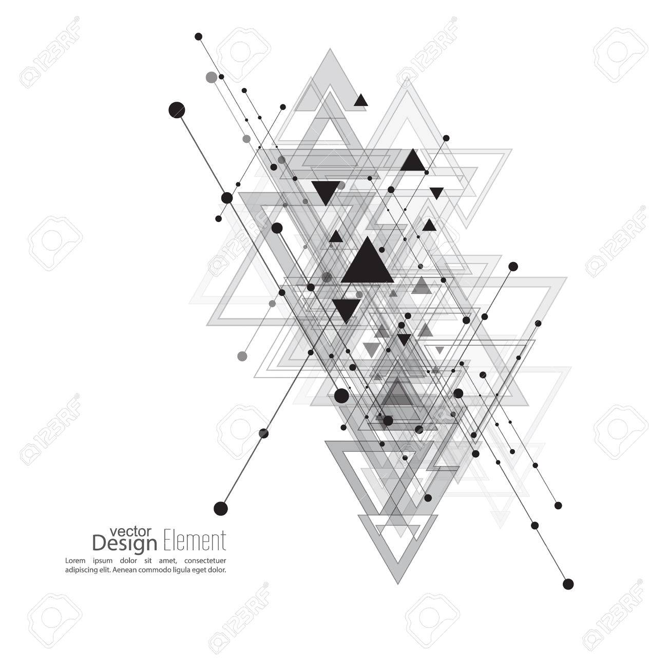 abstract vector background with