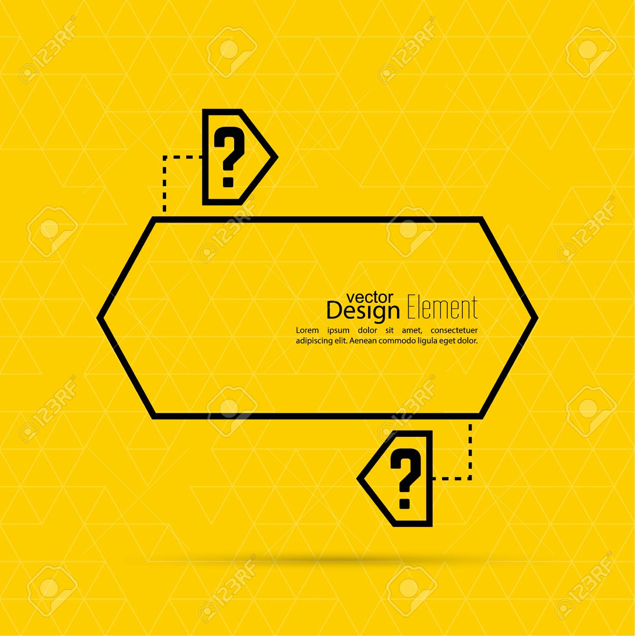 question mark blank template help symbol faq sign icon empty