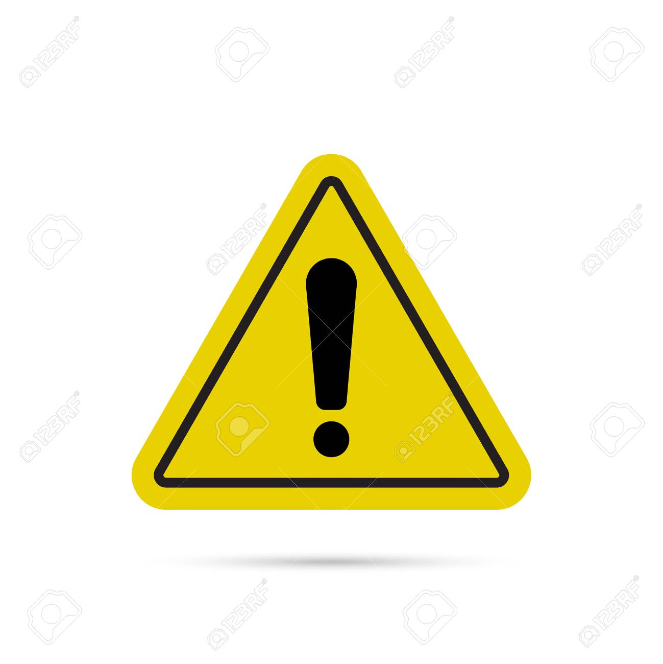 Exclamation Mark Icon Stock Photo Picture And Royalty Free Image Image