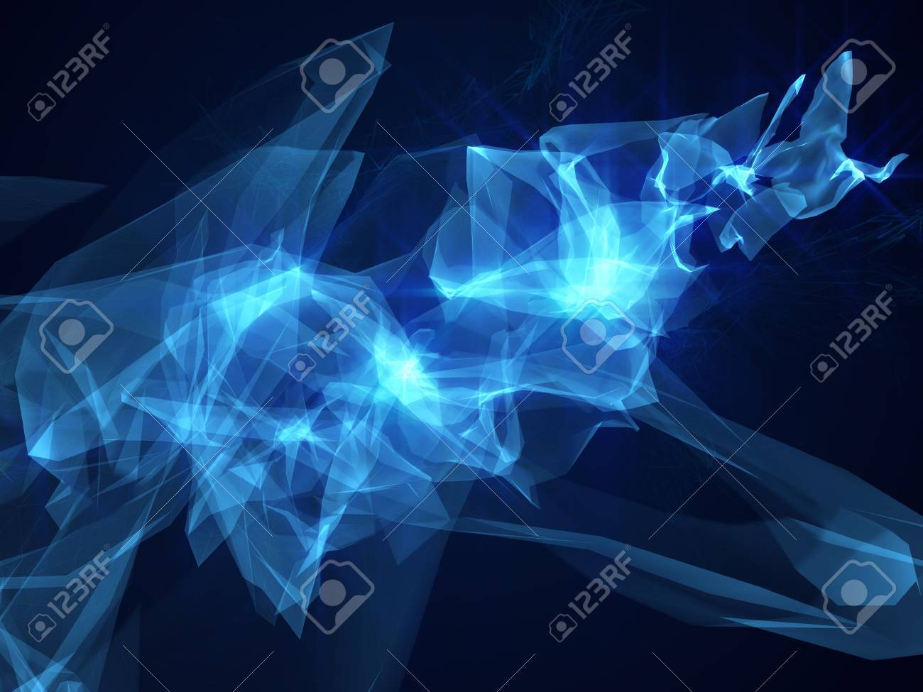 抽象的な青色の背景こんにちは宇宙デザイン光る照明効果ダイナミックなエネルギー未来科学 Sci Fi 壁紙光沢のある波ハイテク モーション の写真素材 画像素材 Image 5322