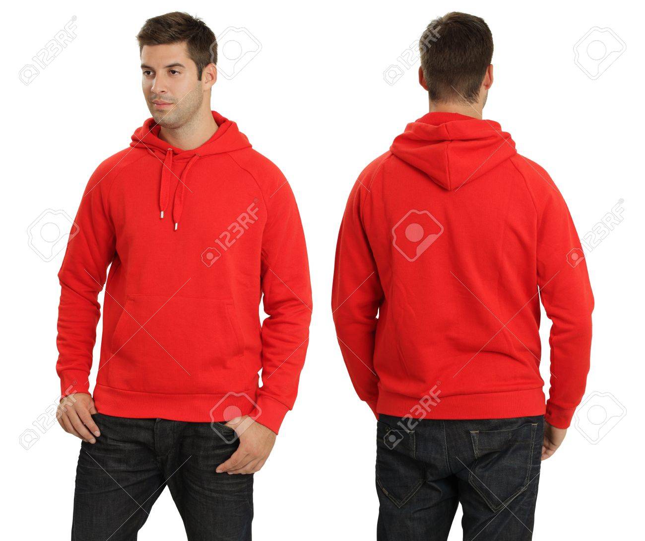red hoodie design