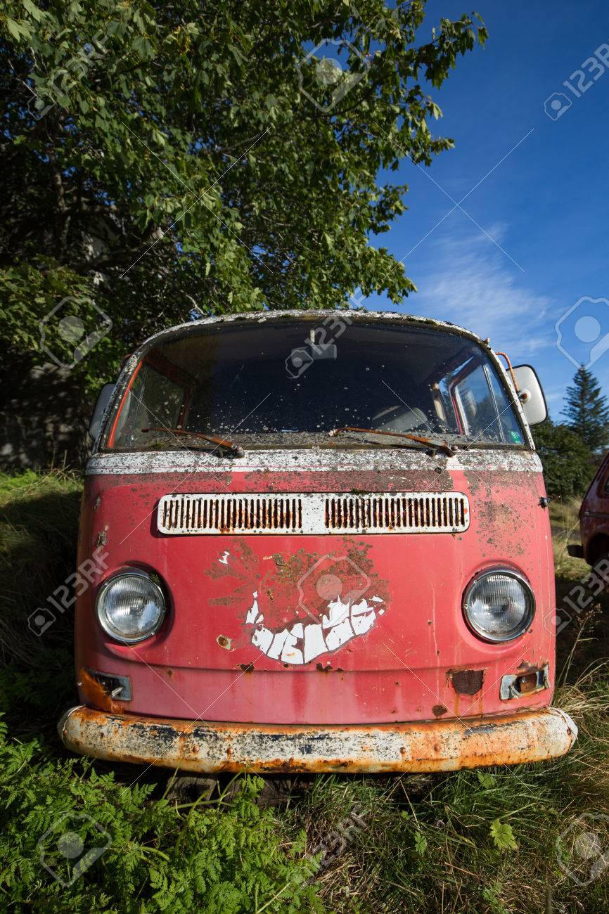 old red van
