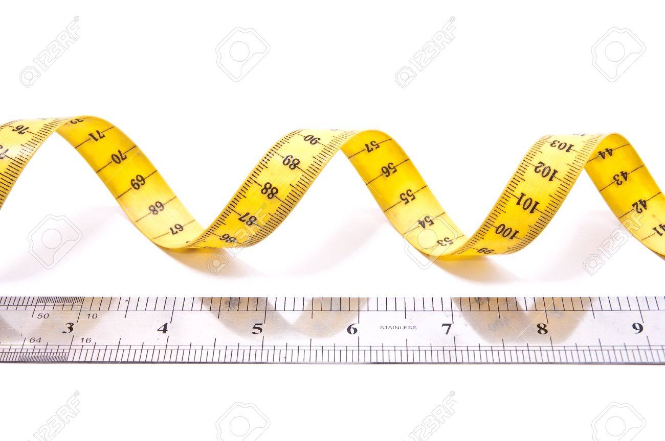 worksheet Centimeter rolled yellow centimeter isolated on white background stock photo 7372403