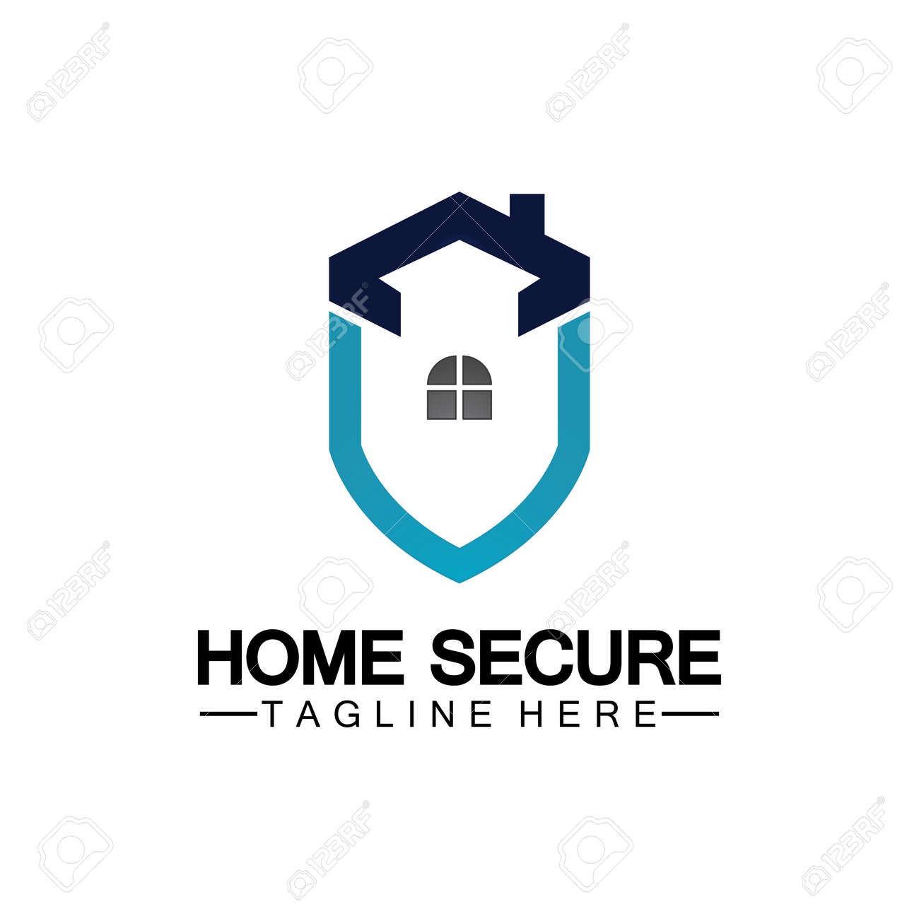 Home secure logo, smart house logo design,Home protection logo design template. Vector shield and house logotype illustration. - 168550070 Home secure logo, smart house logo design,Home protection logo design template. Vector shield and house logotype illustration. - 168550070