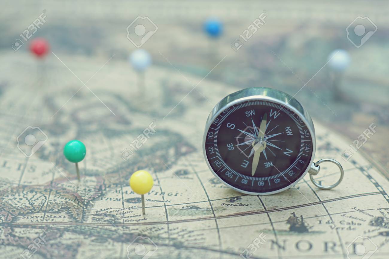 map marking pins